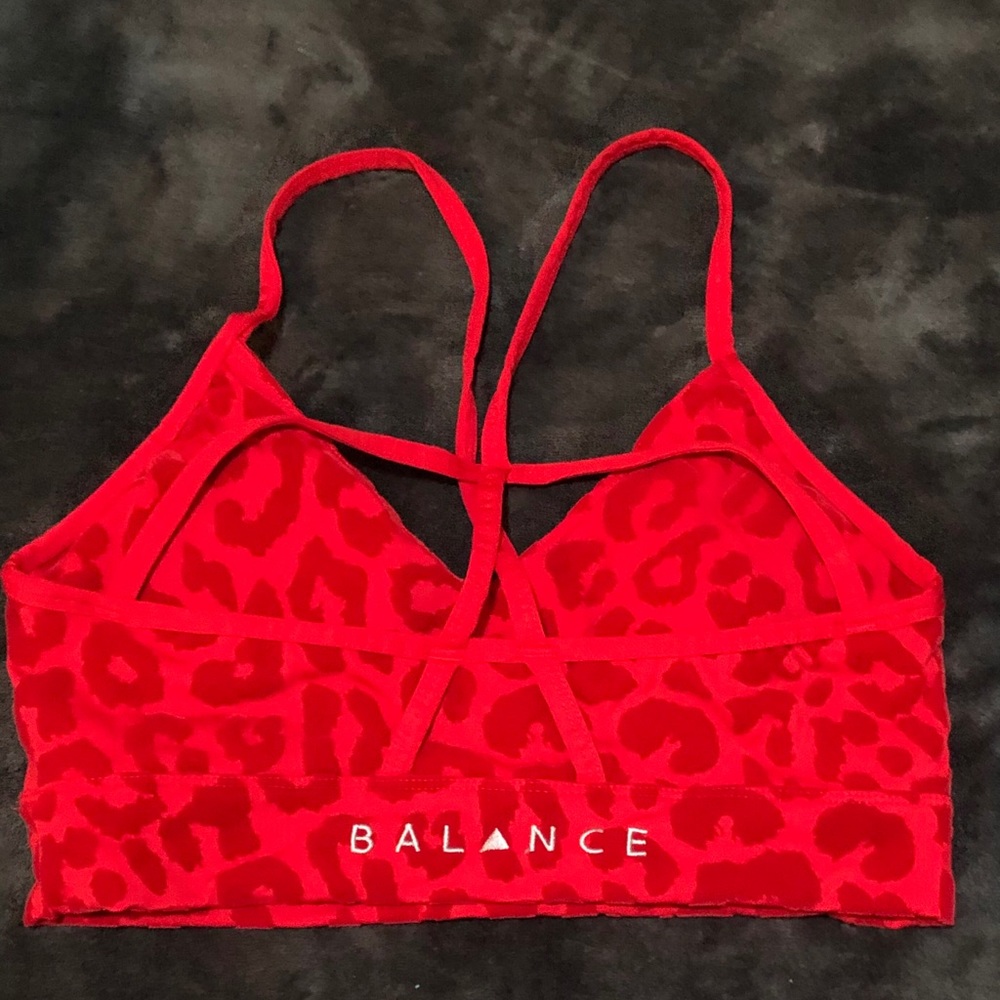 Balance Athletica form bra M lux panther fire red